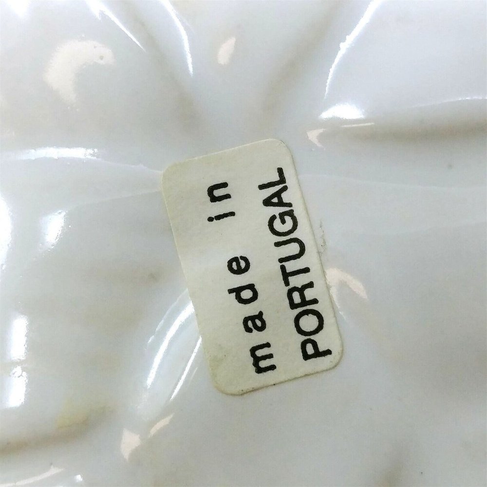 Decorative Fruit Basket Ceramic One Pc. Made in Portugal Vintage Kitchen Decor - Picture 9 of 9